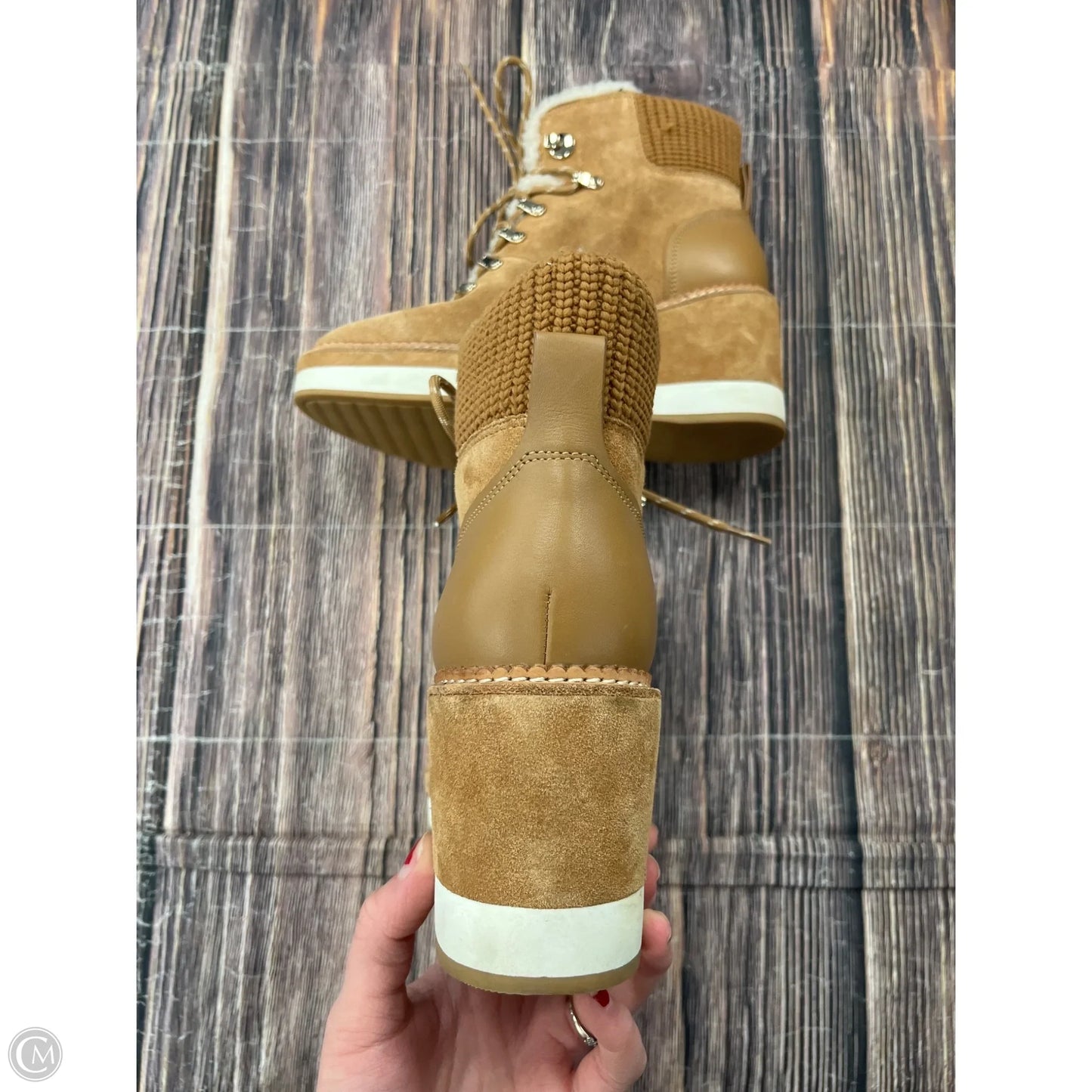 Boots Designer By Kate Spade In Tan, Size: 10