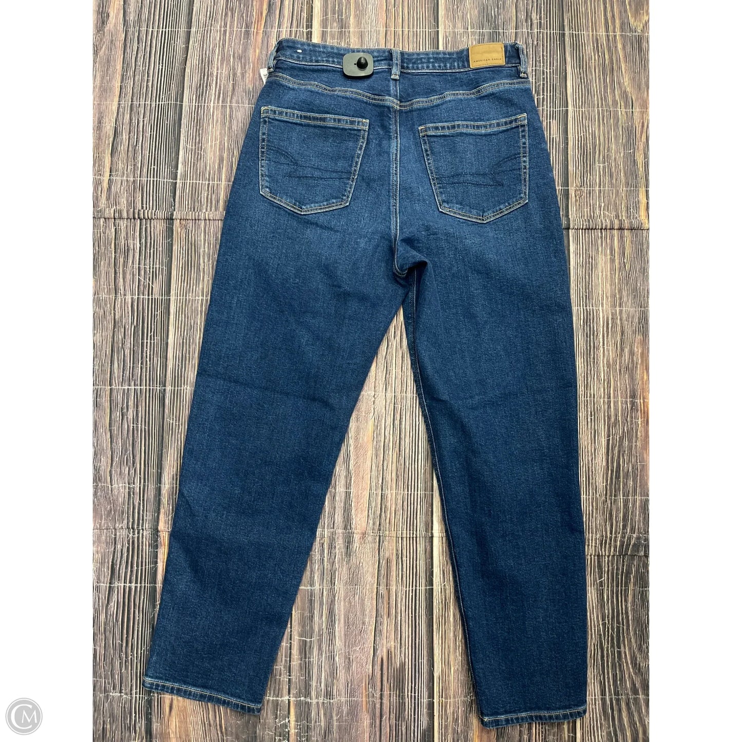 Jeans Boyfriend By American Eagle In Blue Denim, Size: 10