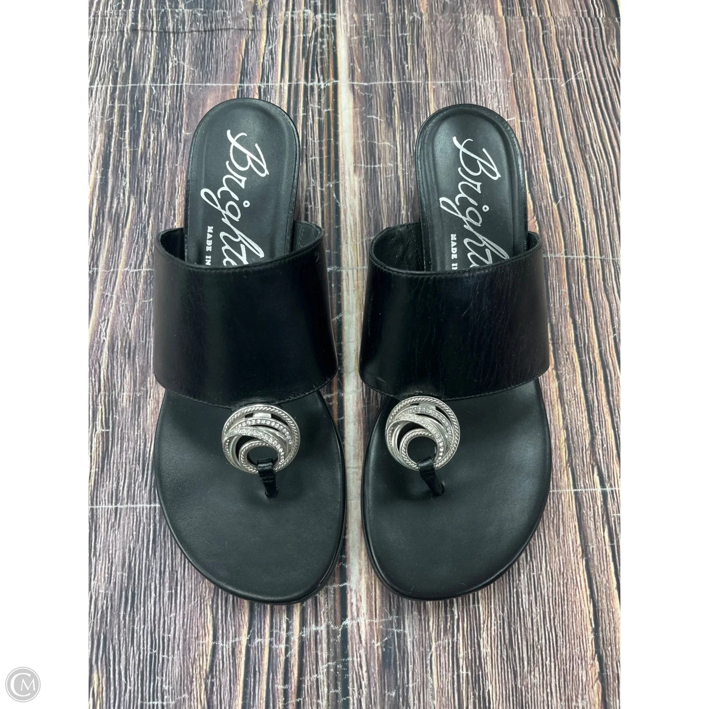 Sandals Heels Block By Brighton In Black, Size: 8