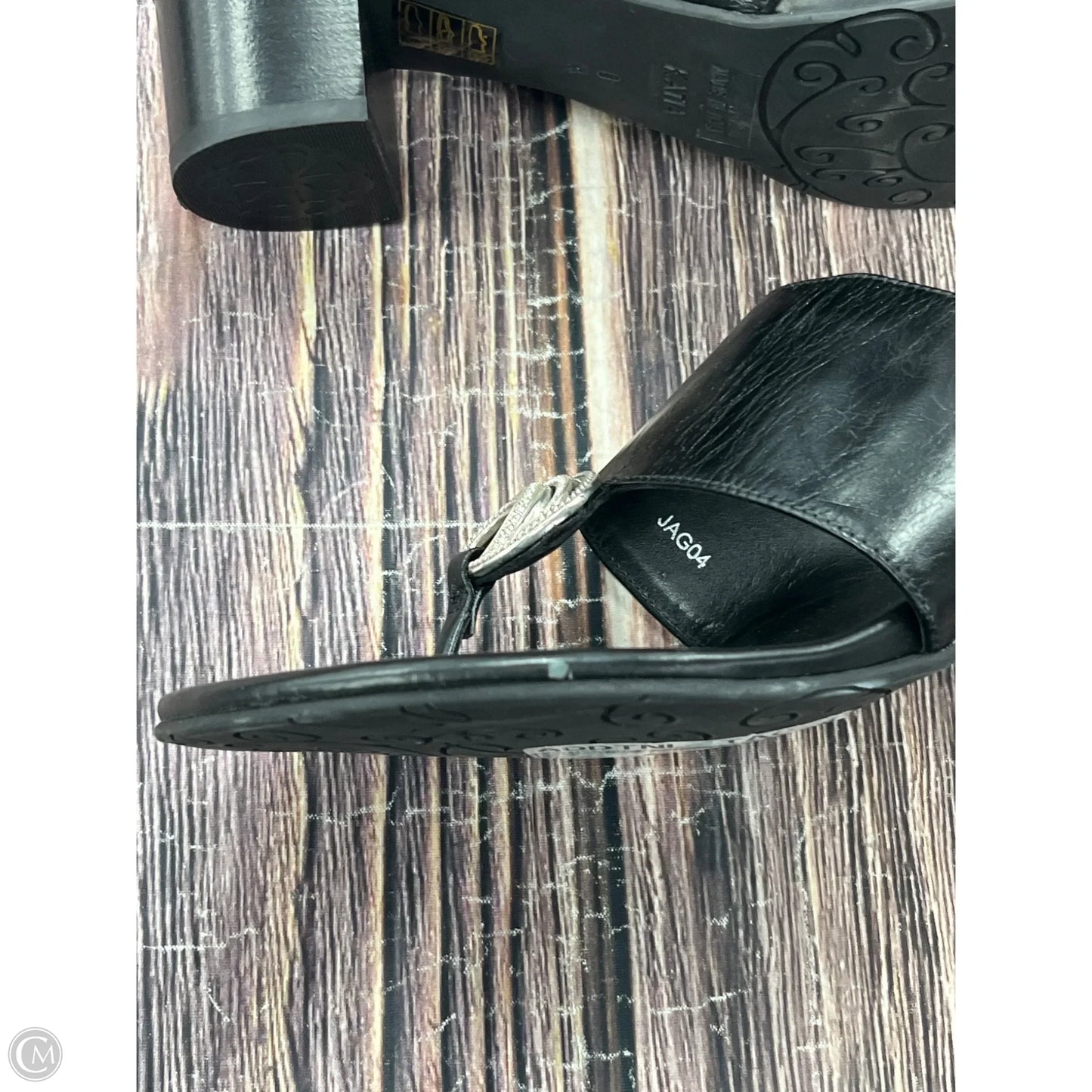 Sandals Heels Block By Brighton In Black, Size: 8