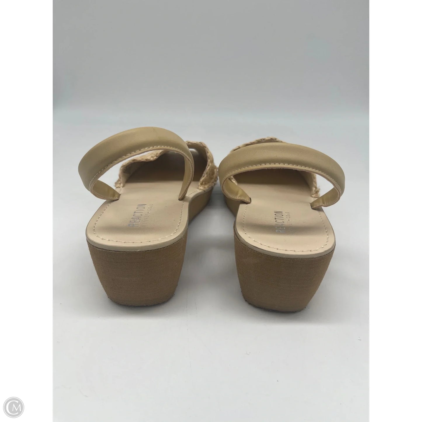 Shoes Heels Wedge By Kenneth Cole Reaction In Tan, Size: 8
