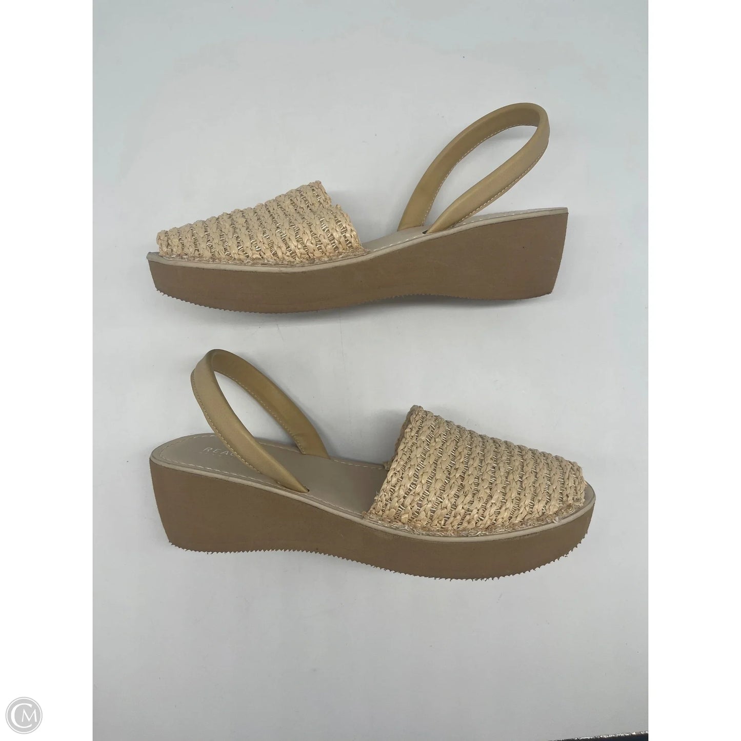 Shoes Heels Wedge By Kenneth Cole Reaction In Tan, Size: 8