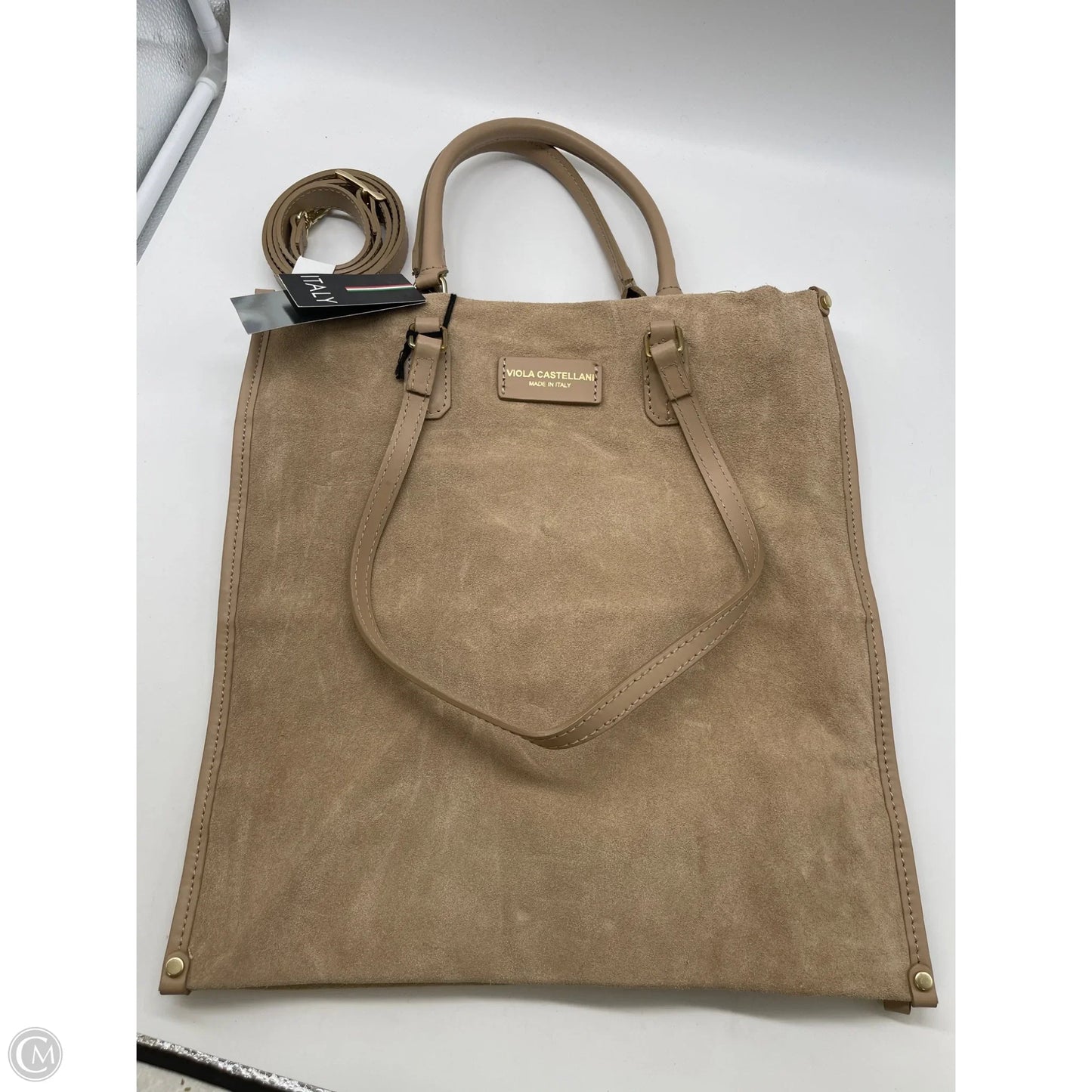 Crossbody Leather By Cmb, Size: Large