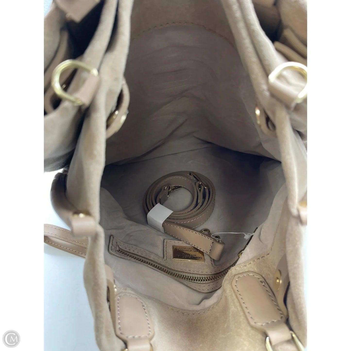 Crossbody Leather By Cmb, Size: Large