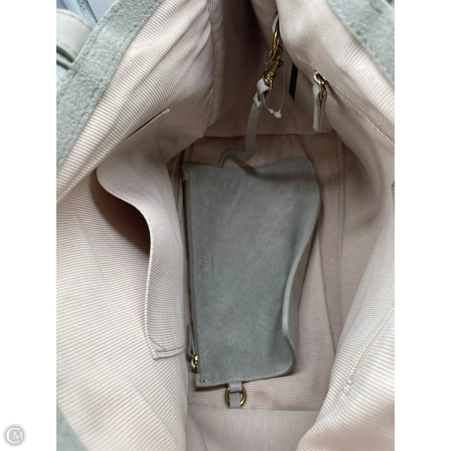 Handbag Leather By Margot, Size: Medium