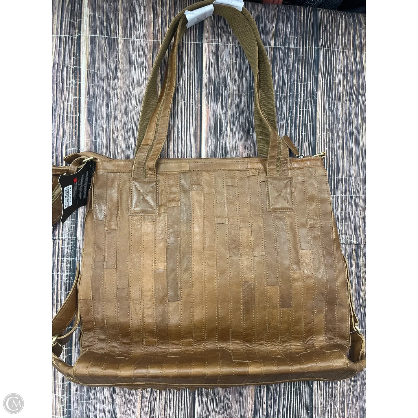 Tote Leather By Cmb, Size: Large