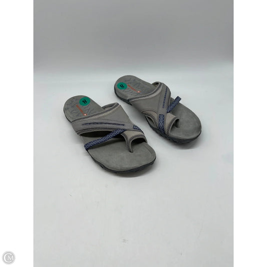 Sandals Flats By Merrell In Grey, Size: 8