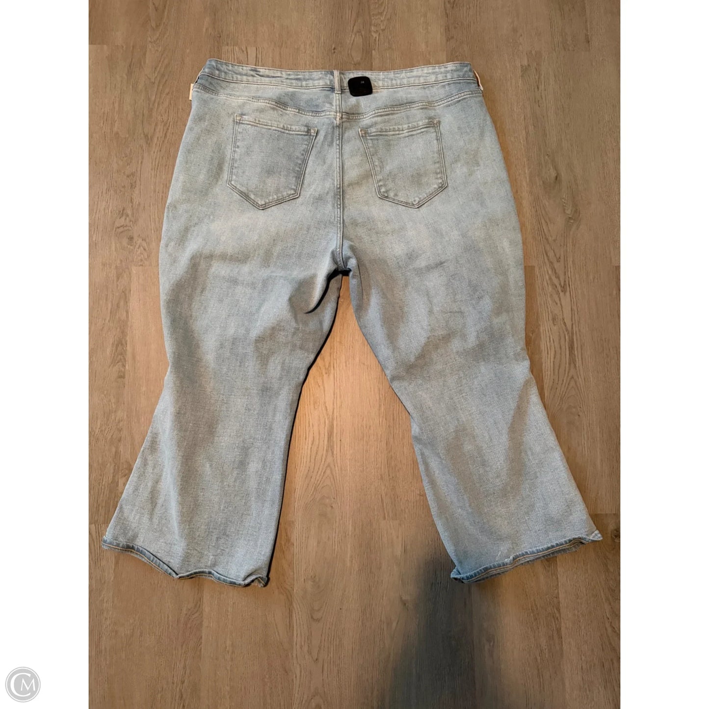 Jeans Flared By Old Navy In Blue Denim, Size: 22