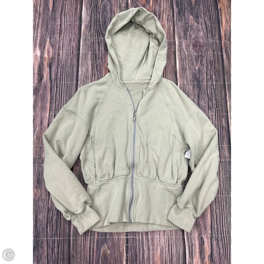 Athletic Sweatshirt Hoodie By Lululemon In Green, Size: 4