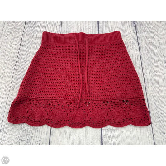 Skirt Mini & Short By Universal Thread In Red, Size: M