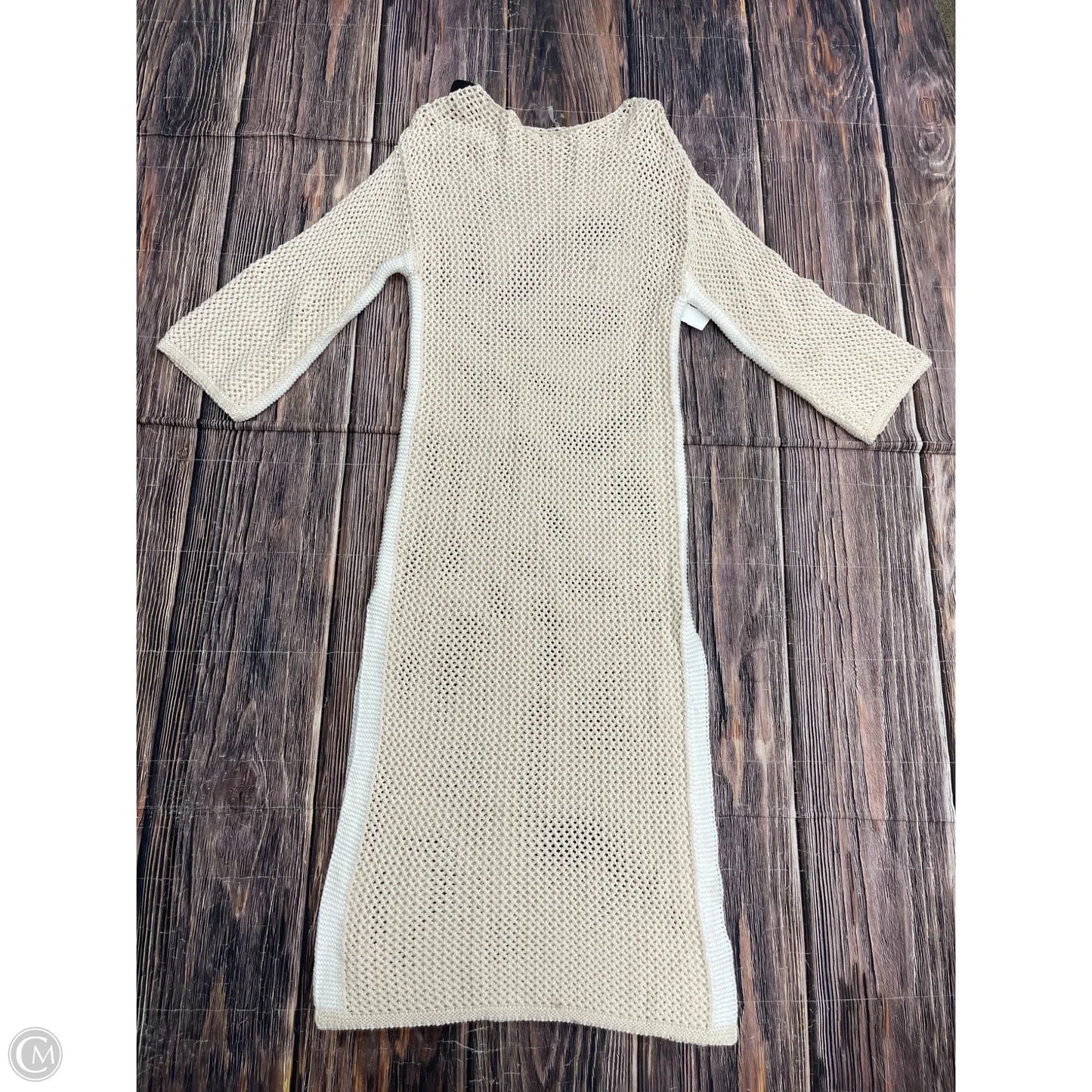 Dress Casual Maxi By Cmb In Cream, Size: Xs