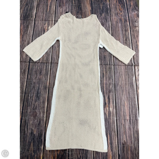 Dress Casual Maxi By Cmb In Cream, Size: Xs