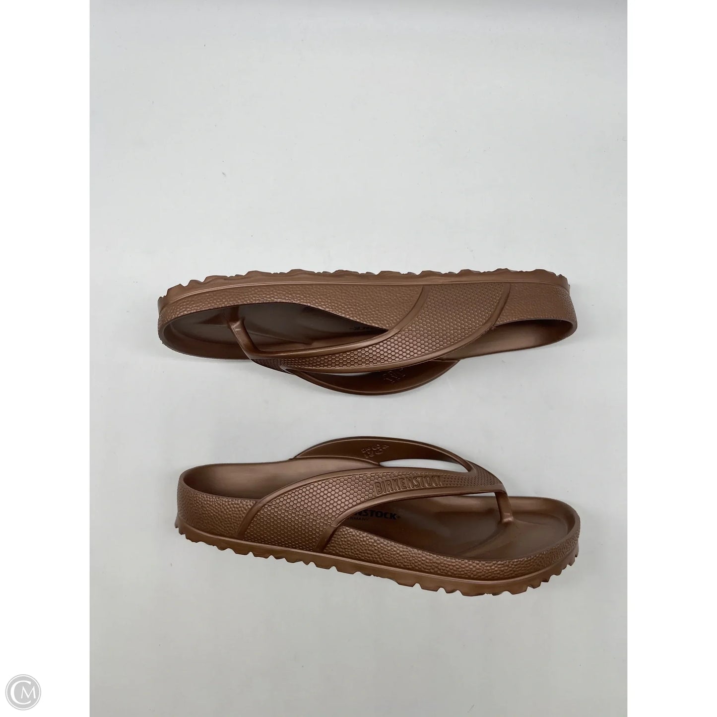 Sandals Flats By Birkenstock In Gold, Size: 8