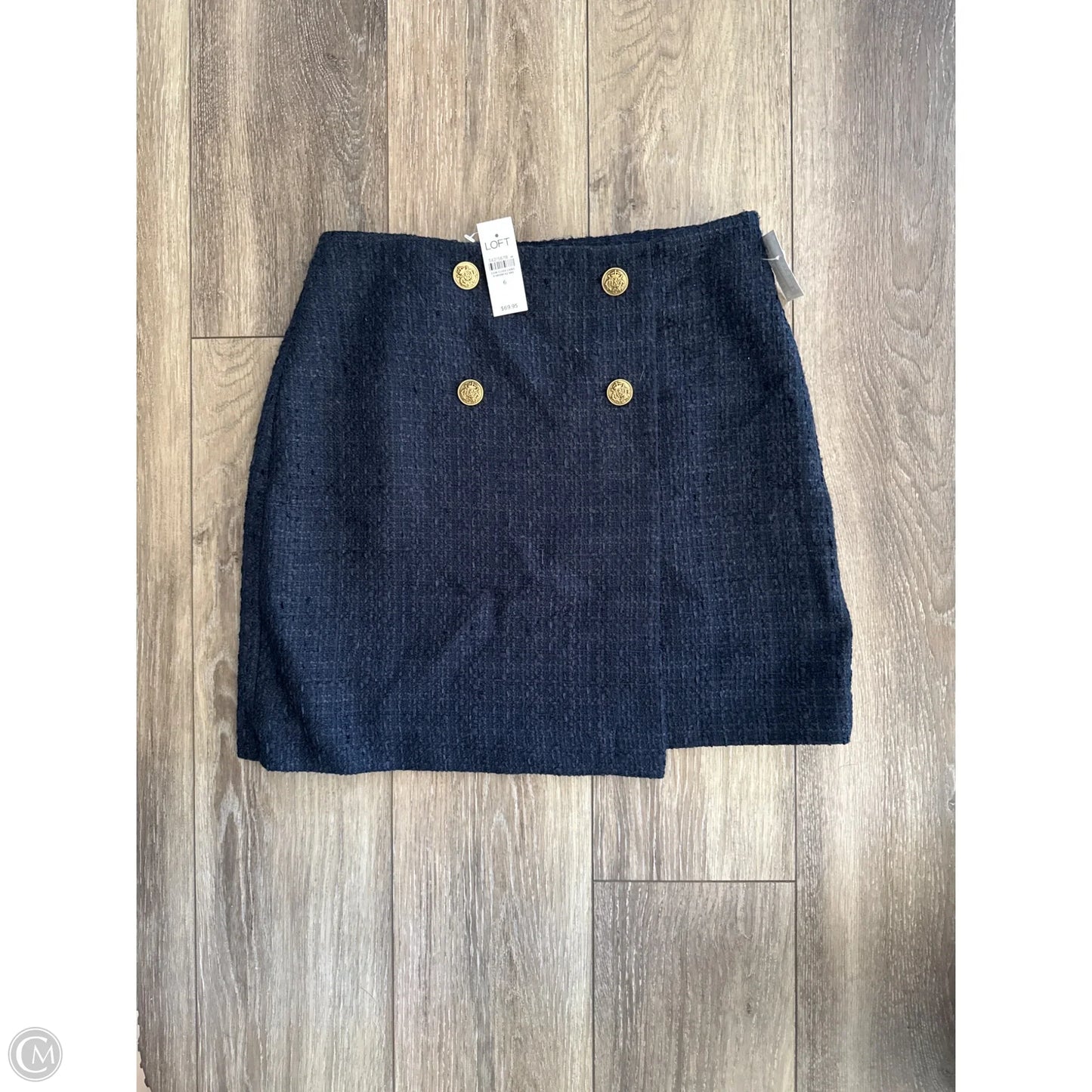 Skirt Mini & Short By Loft In Blue, Size: 6
