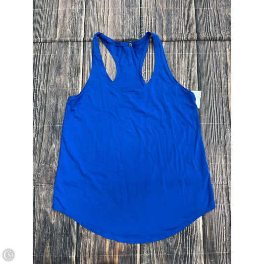 Athletic Tank Top By Lululemon In Blue, Size: L