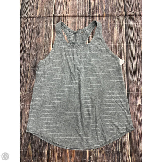 Athletic Tank Top By Lululemon In Grey, Size: L