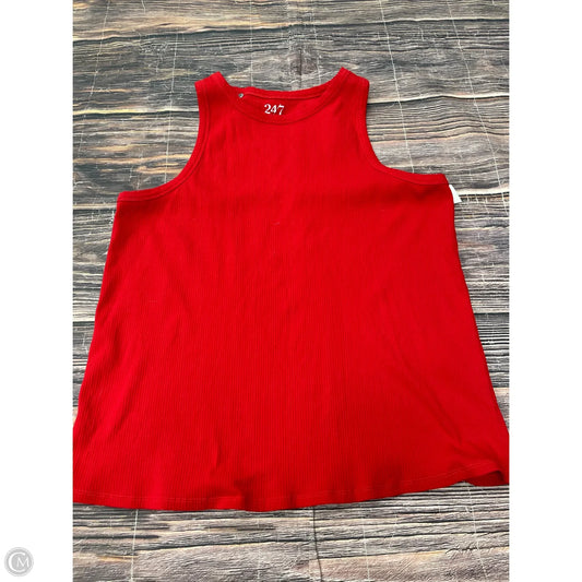 Tank Top By Maurices In Red, Size: 3x