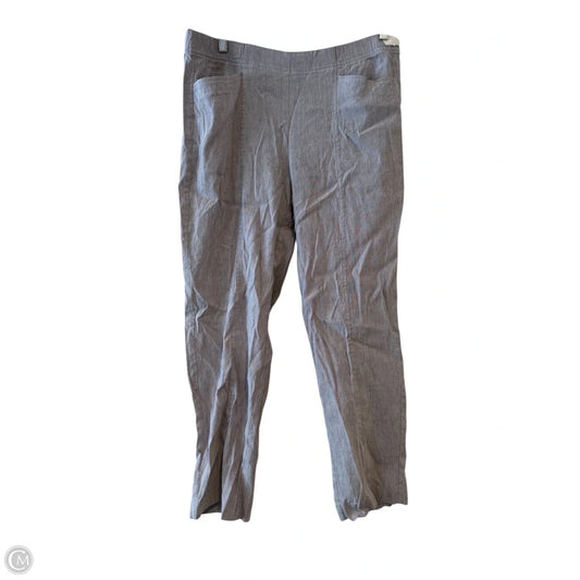 Pants Linen By J. Jill In Grey, Size: M
