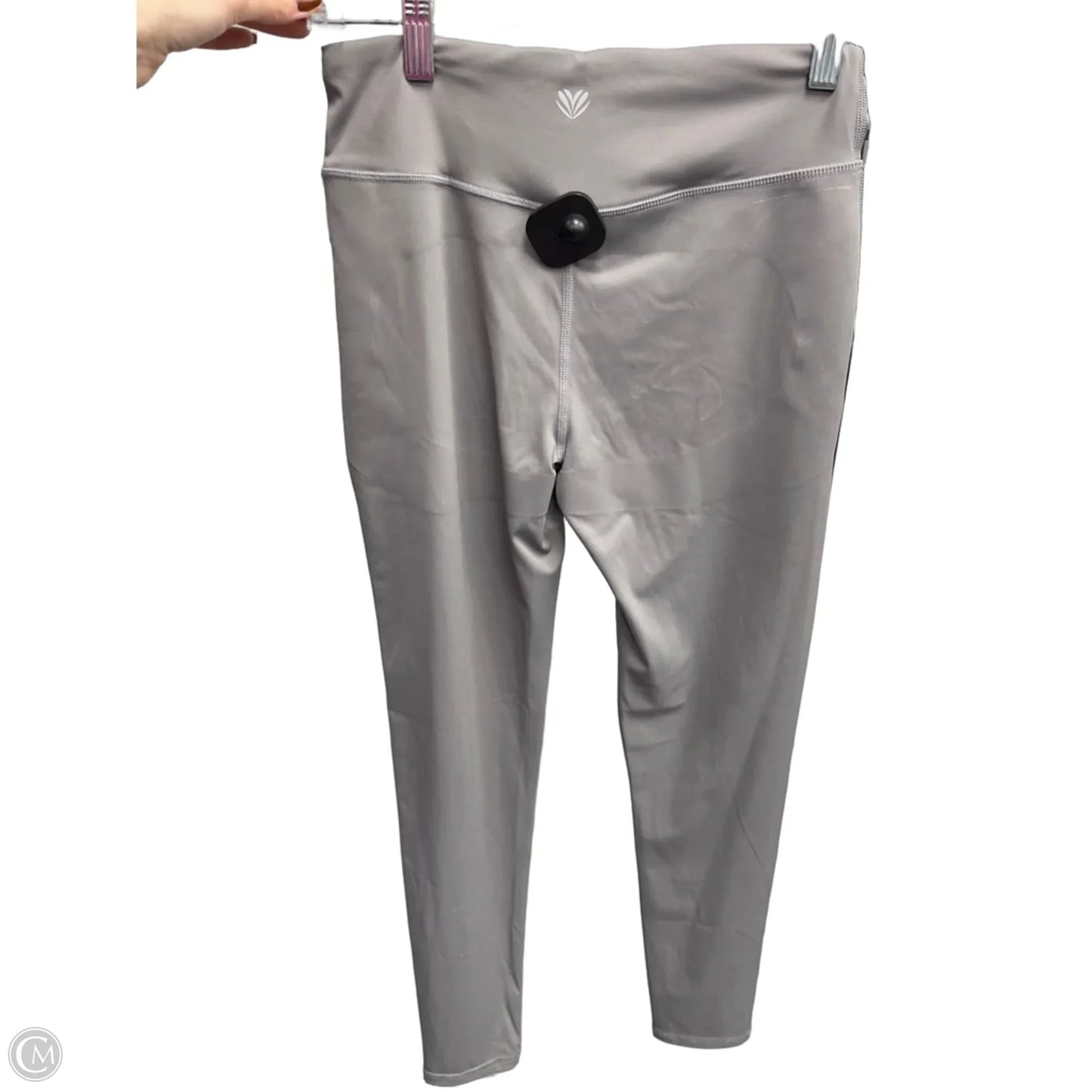 Athletic Leggings By Forever 21 In Grey, Size: L