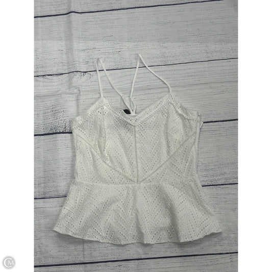 Tank Top By White House Black Market In White, Size: 8