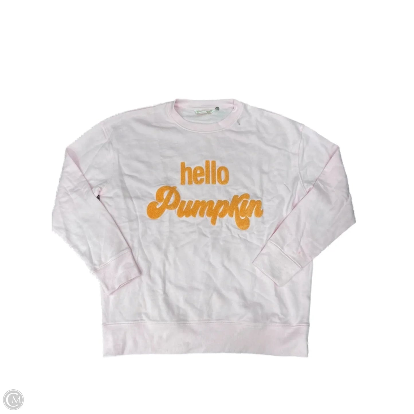 Sweatshirt Crewneck By Shiraleah In Pink, Size: L