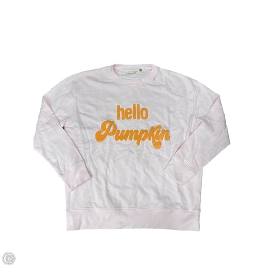 Sweatshirt Crewneck By Shiraleah In Pink, Size: L