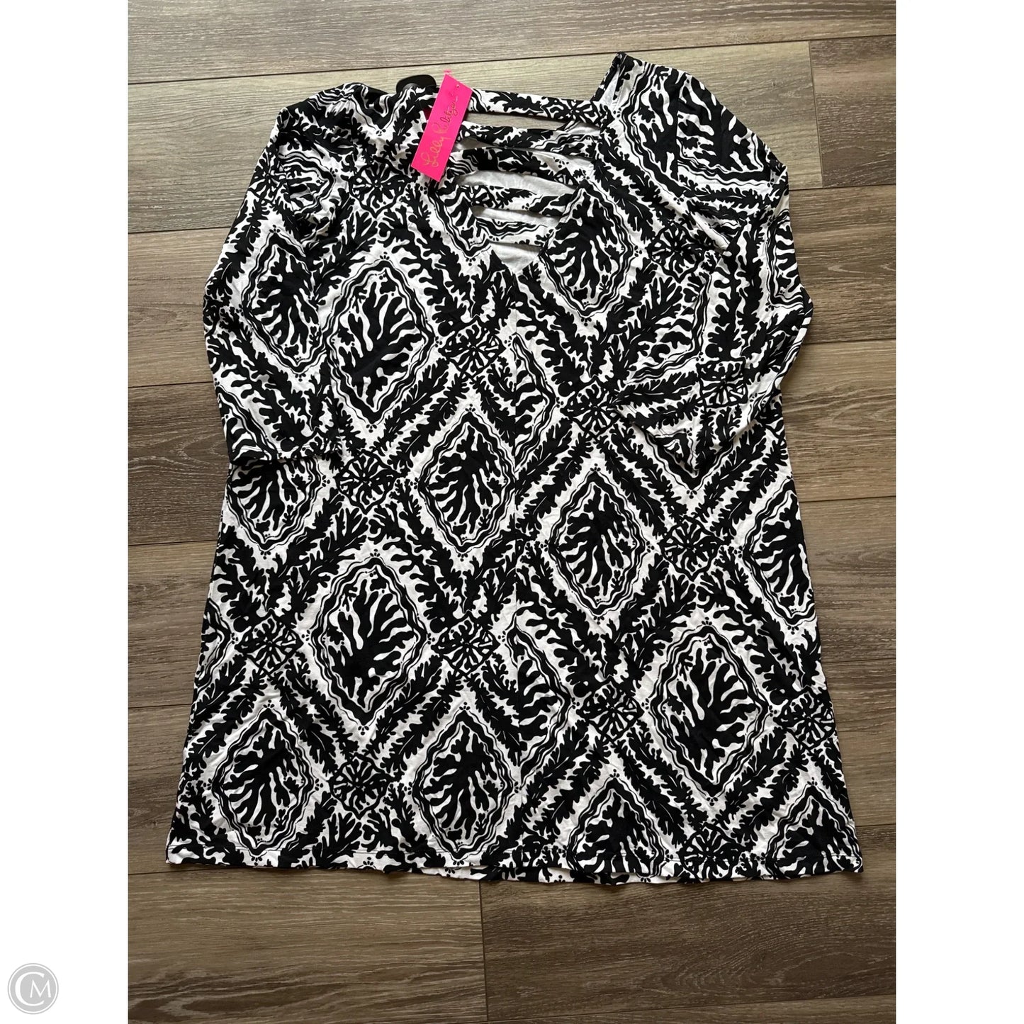 Dress Designer By Lilly Pulitzer In Black, Size: 1x