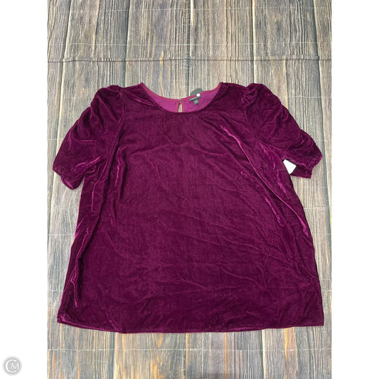 Top Short Sleeve By Torrid In Purple, Size: 2x