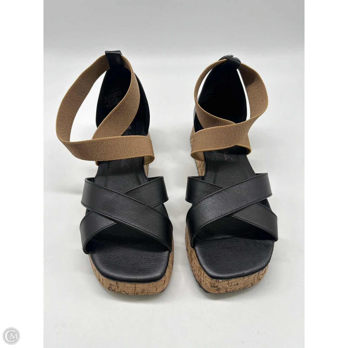 Sandals Heels Platform By Gloria Vanderbilt In Black, Size: 7