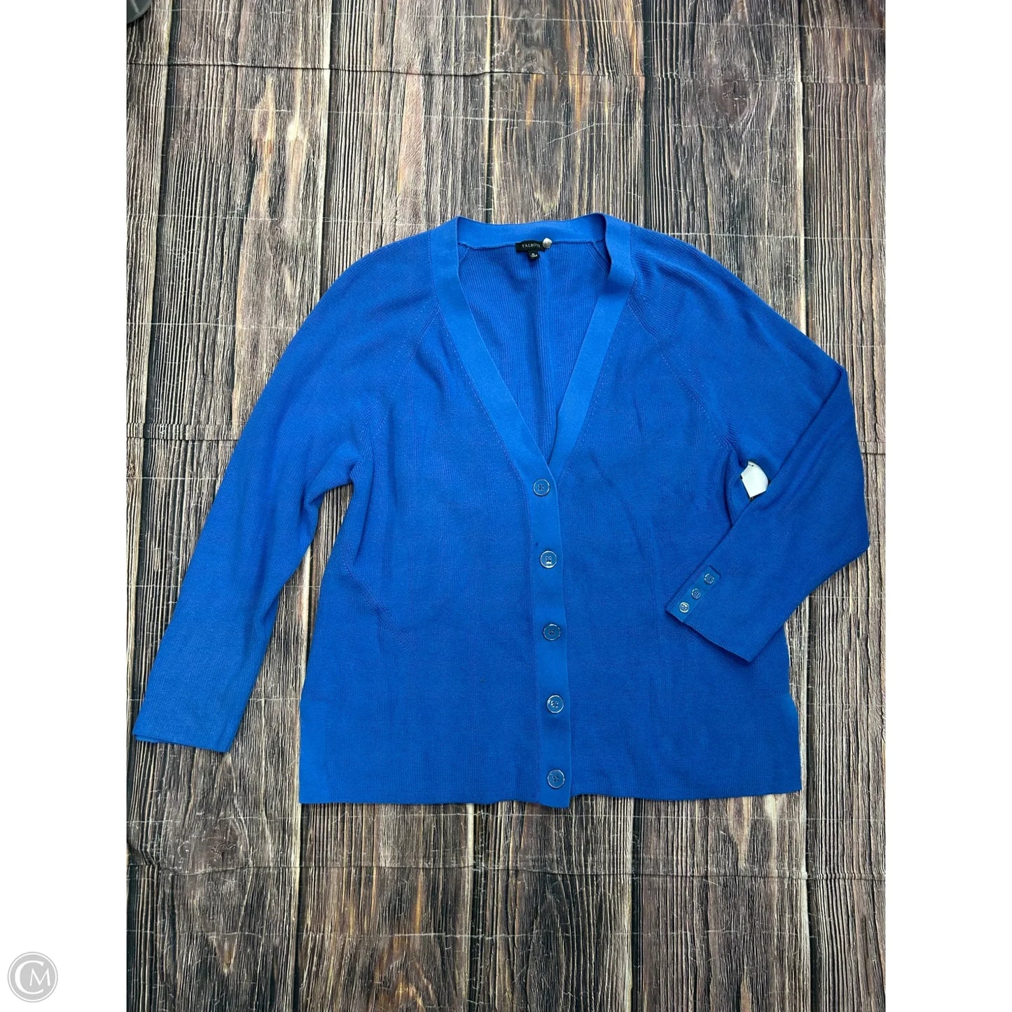 Cardigan By Talbots In Blue, Size: Xl