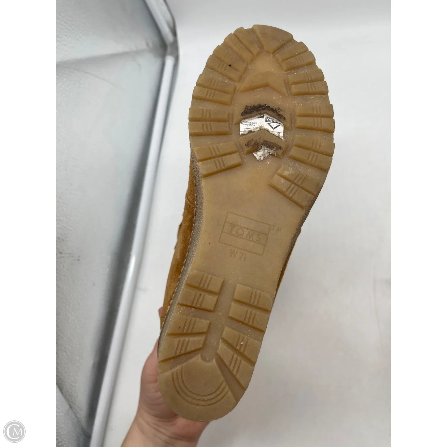 Boots Ankle Heels By Toms In Brown, Size: 7.5