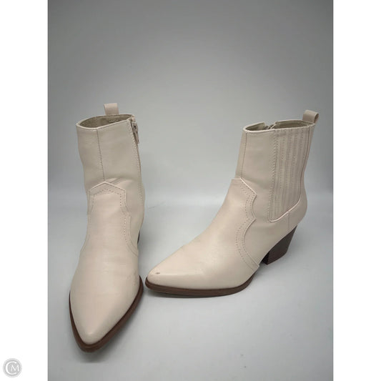 Boots Western By Qupid In Cream, Size: 6
