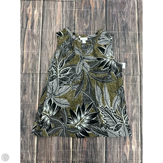 Tank Top By Liz Claiborne In Black, Size: M