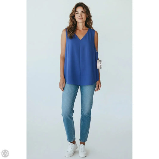 Tank Top By Nine West In Blue, Size: L