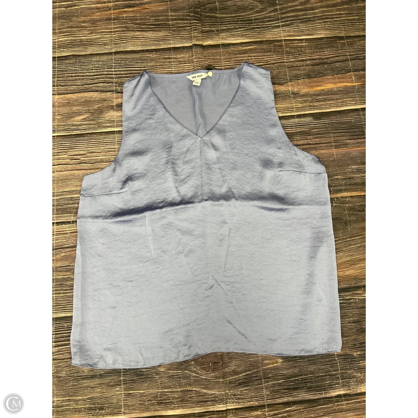 Tank Top By Nine West In Blue, Size: L