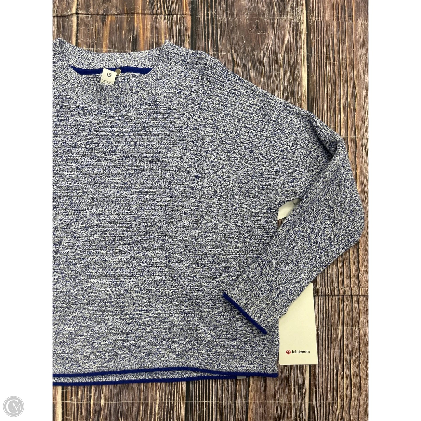 Sweater By Lululemon In Blue, Size: L