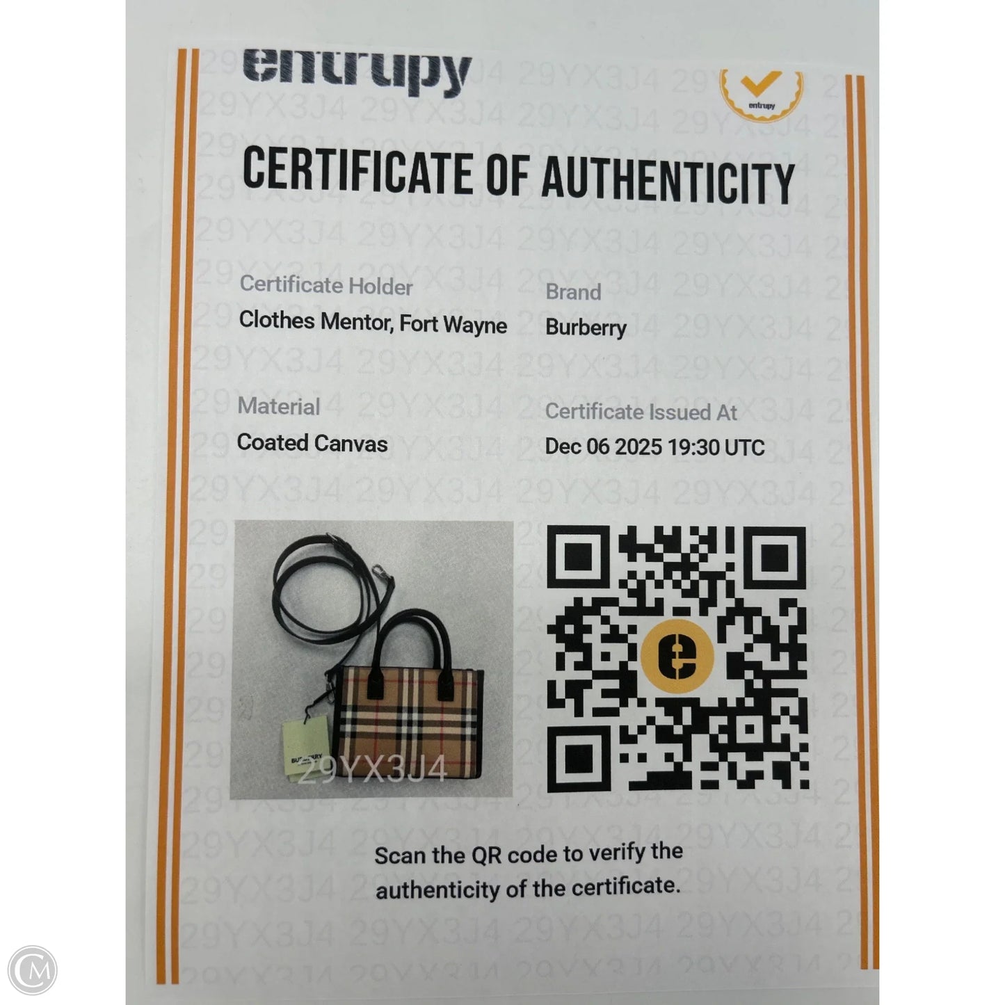 Crossbody Luxury Designer By Burberry, Size: Small