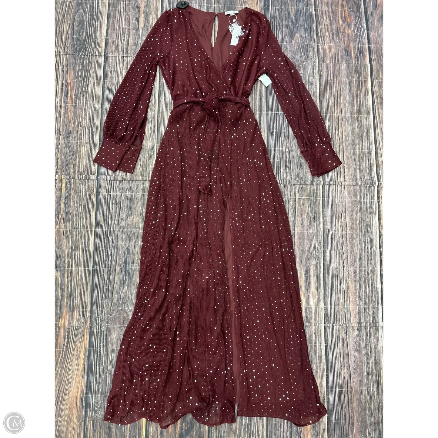 Dress Party Long By Baltic Born In Maroon, Size: Xl