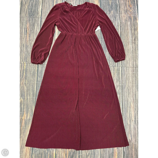Dress Party Long By Baltic Born In Maroon, Size: Xl