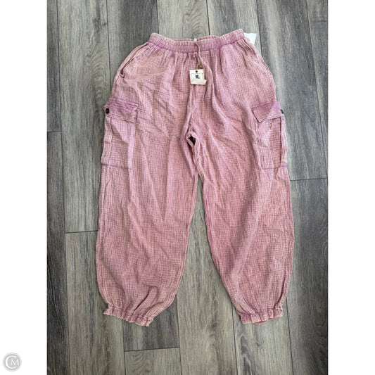 Pants Joggers By Easel In Pink, Size: 1x