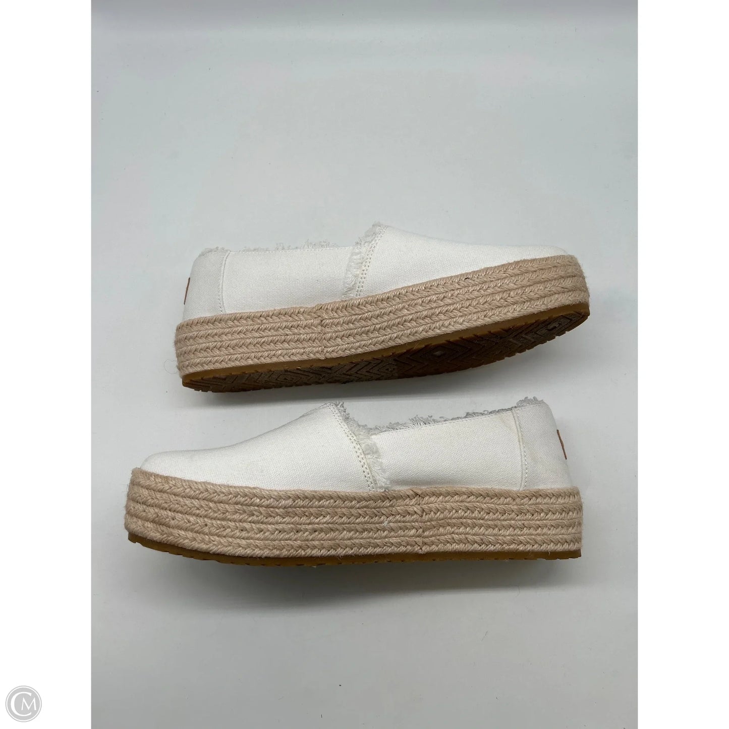 Shoes Flats By Toms In White, Size: 10