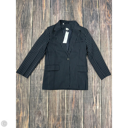 Blazer By Clothes Mentor In Blue, Size: L