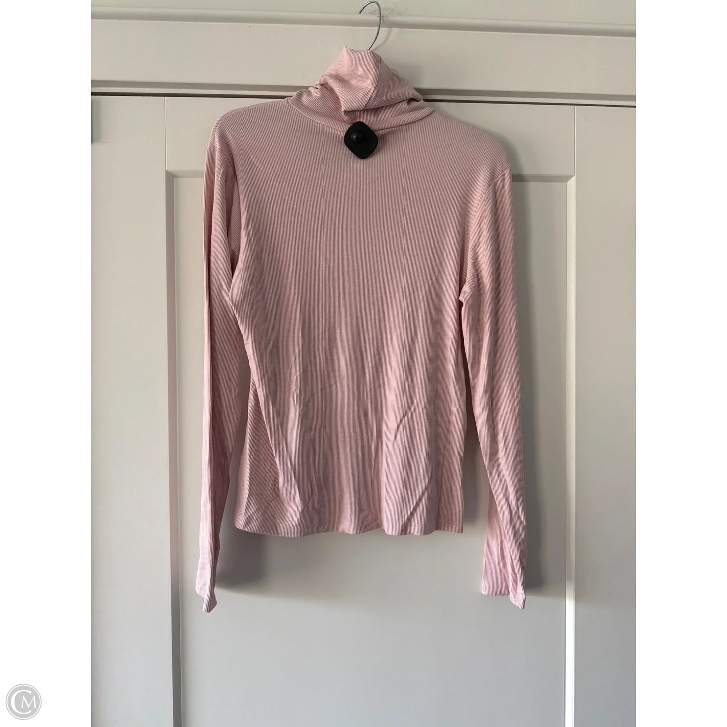 Top Long Sleeve Basic By Sonoma In Pink, Size: L
