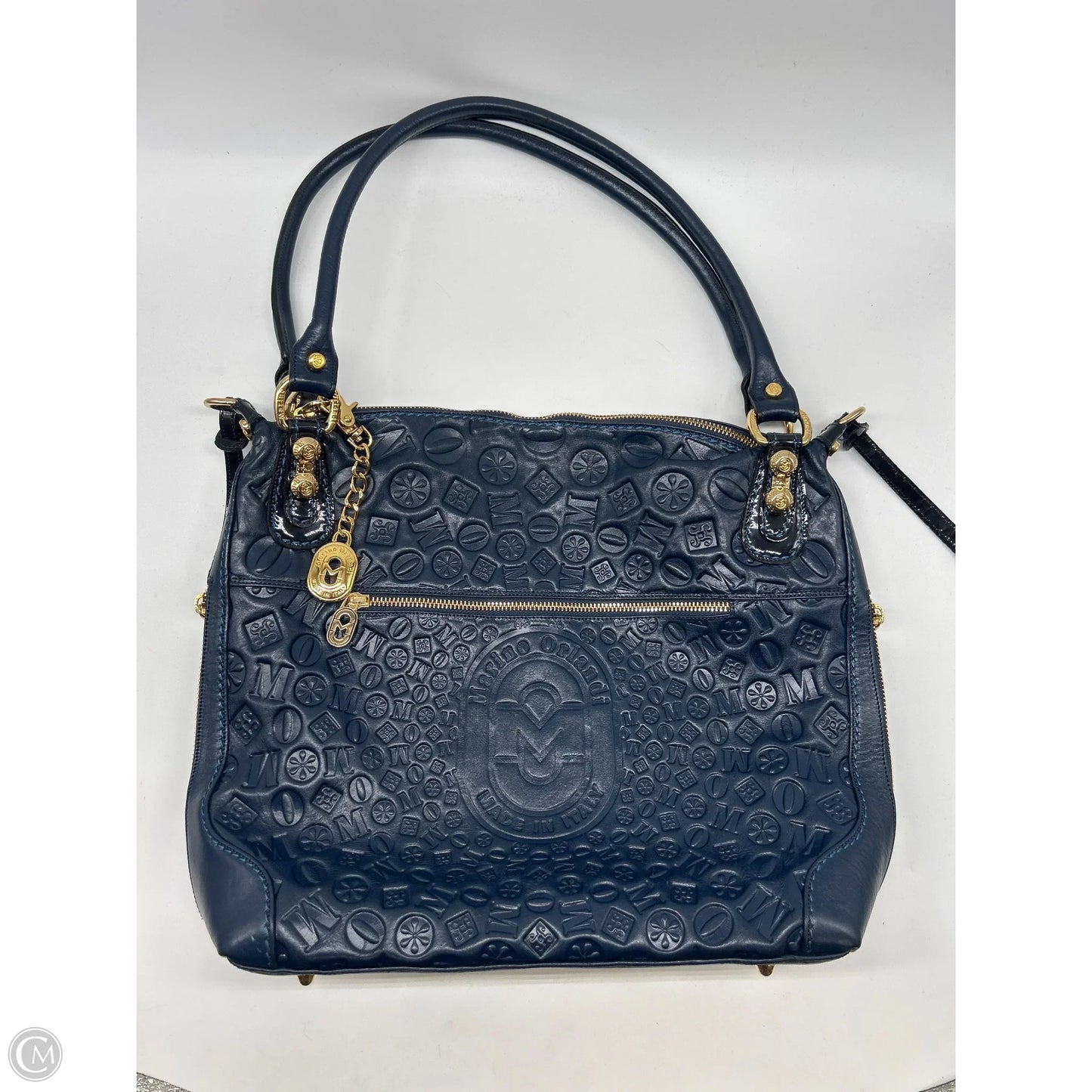 Handbag Leather By Marino Orlandi, Size: Large