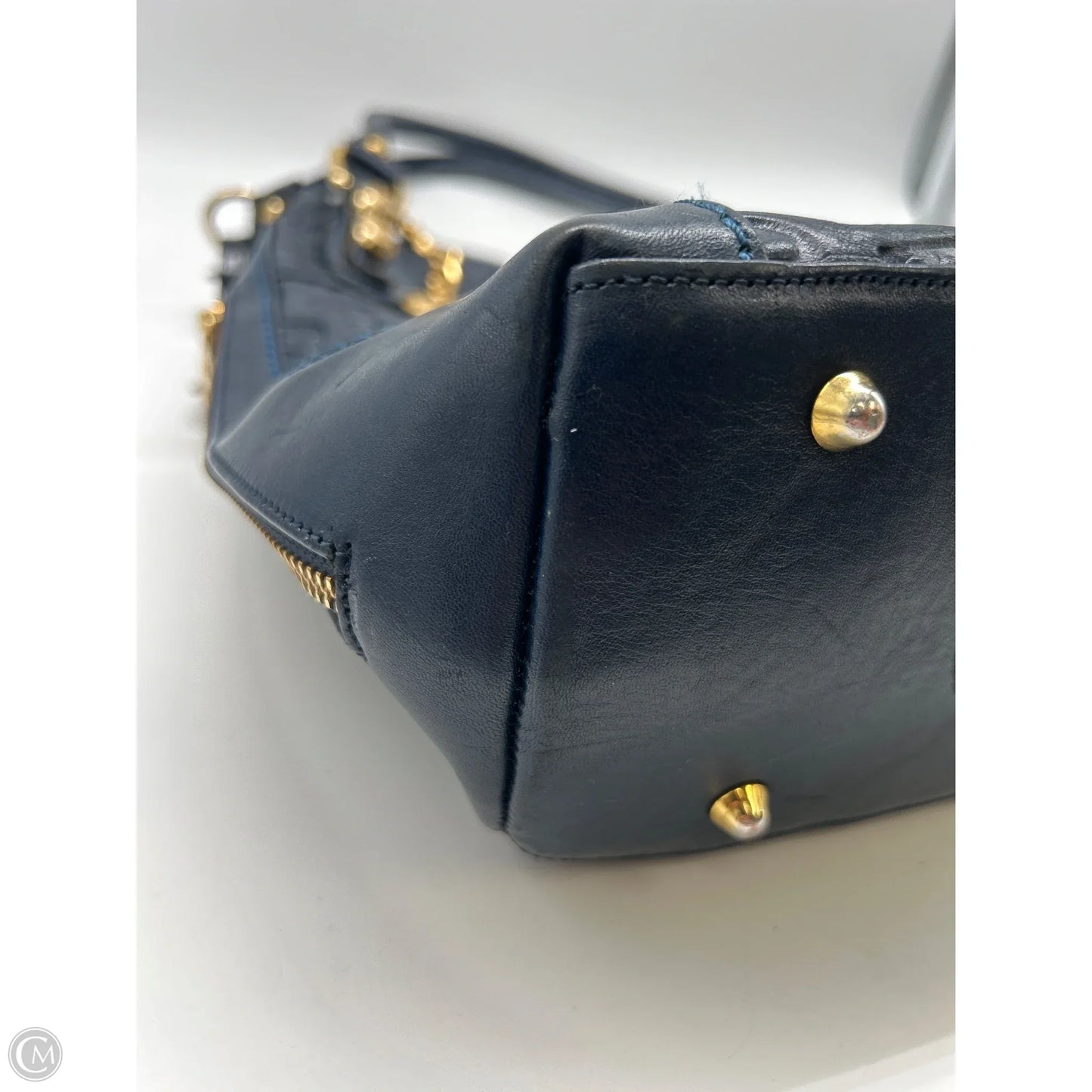 Handbag Leather By Marino Orlandi, Size: Large