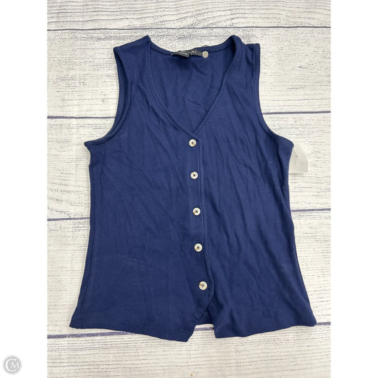 Tank Top By Tahari In Navy, Size: S