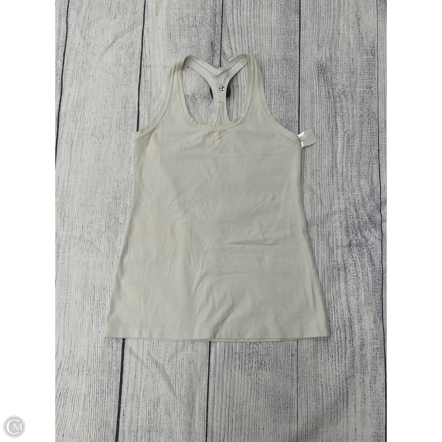 Athletic Tank Top By Lululemon In White, Size: L