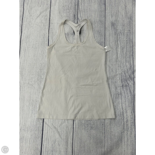 Athletic Tank Top By Lululemon In White, Size: L