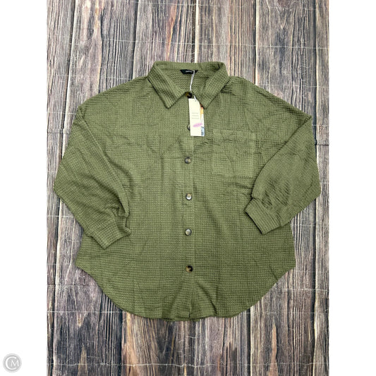 Top Long Sleeve By Dokotoo In Green, Size: Xl