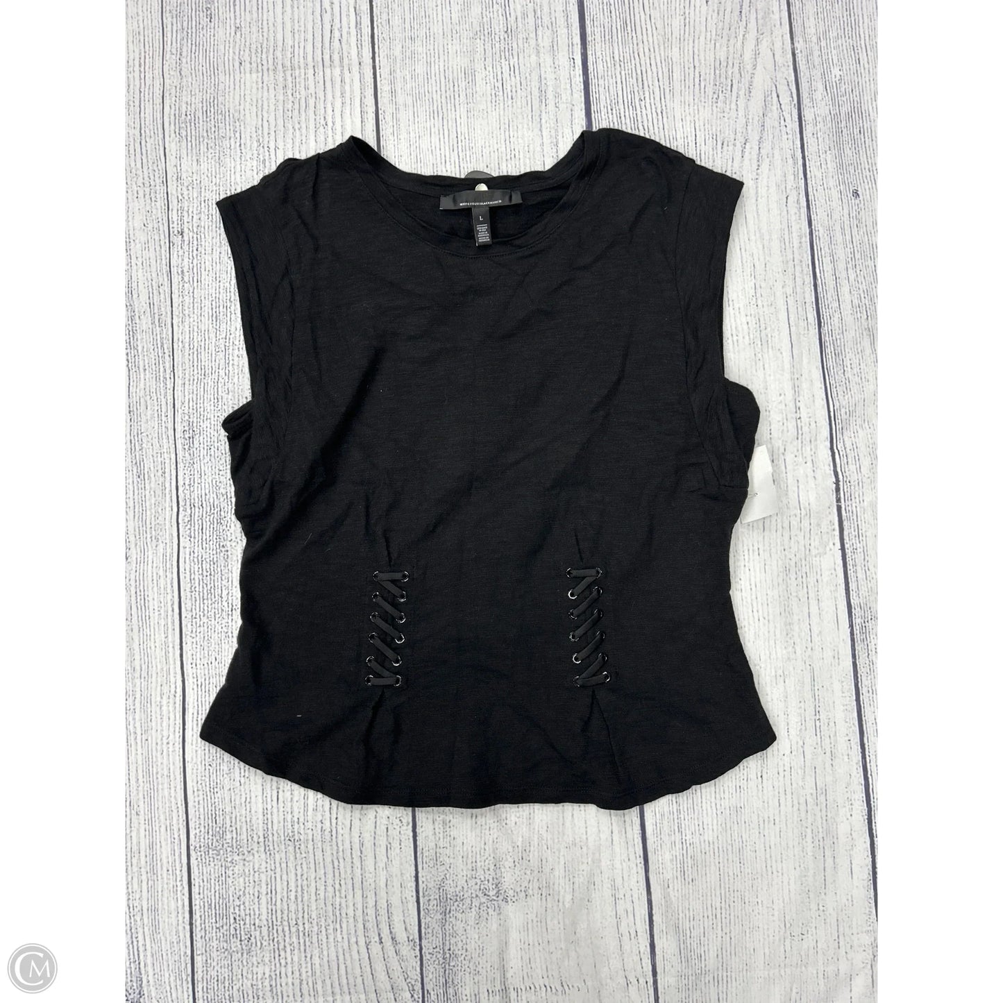 Top Sleeveless By White House Black Market In Black, Size: L